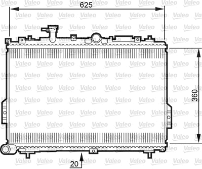 Radiator, engine cooling (734781)