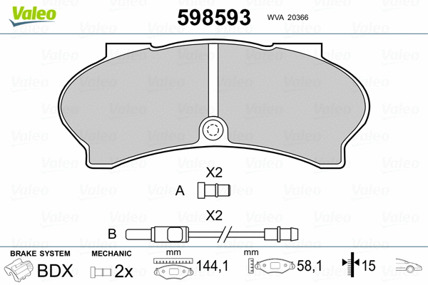 Brake Pad Set, disc brake