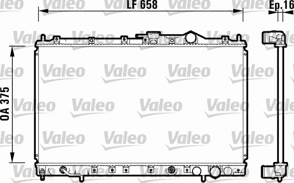 Radiator, engine cooling (734138)
