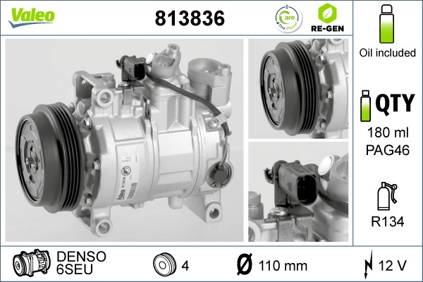 Compressor, air conditioning (813836)