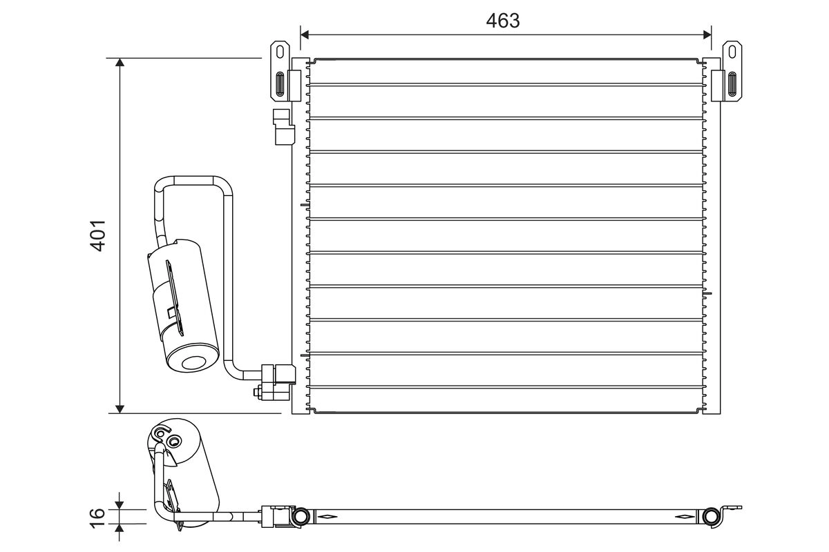 Condenser, air conditioning (817853)