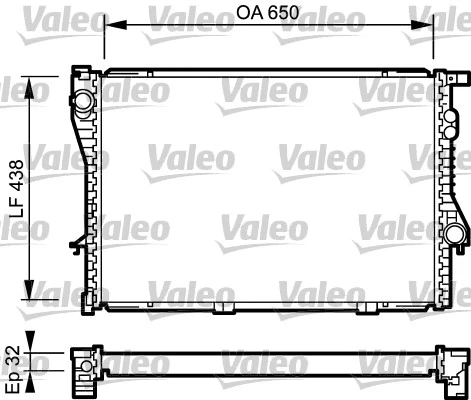 Radiator, engine cooling (731766)