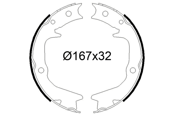 Brake Shoe Set (564248)