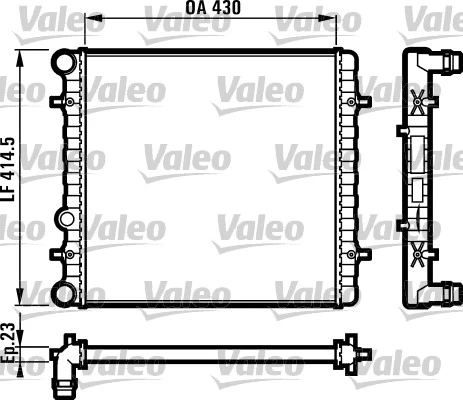 Radiator, engine cooling (731607)