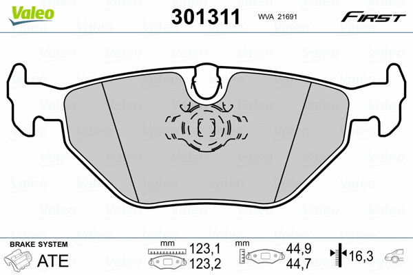 Brake Pad Set, disc brake