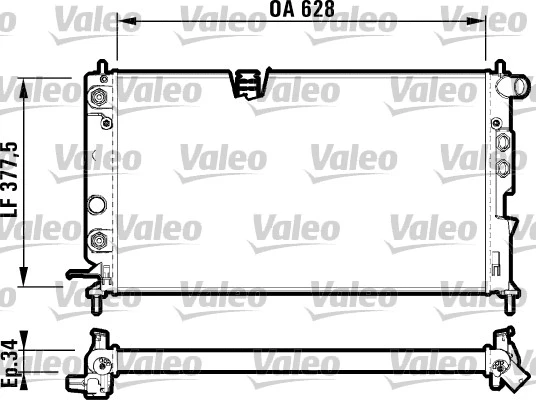 Radiator, engine cooling (731847)