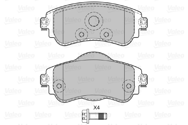 Brake Pad Set, disc brake (601293)