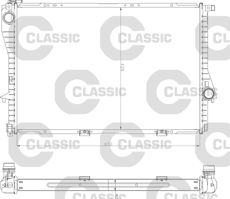Radiator, engine cooling (234277)