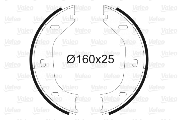Brake Shoe Set, parking brake (562766)