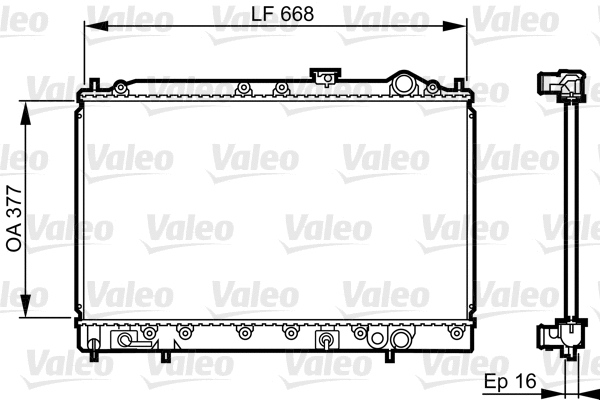 Radiator, engine cooling (731642)