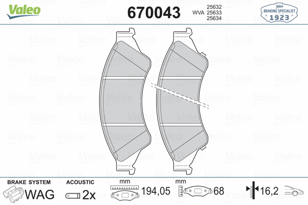 Brake Pad Set, disc brake