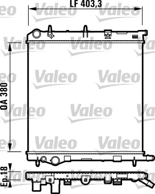Radiator, engine cooling (732831)