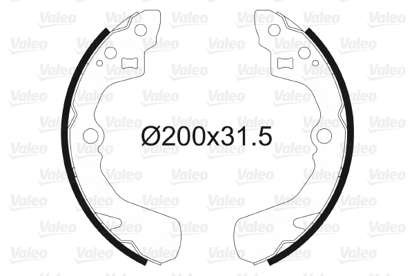 Brake Shoe Set (562610)