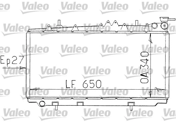 Radiator, engine cooling (731089)