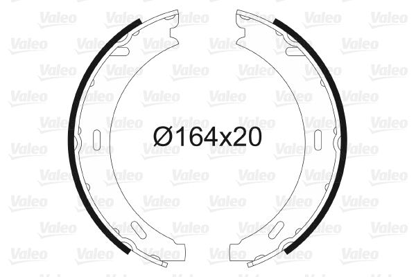 Brake Shoe Set, parking brake (562807)