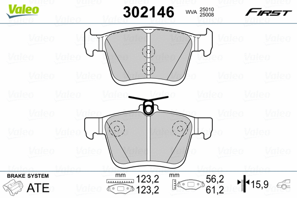 Brake Pad Set, disc brake