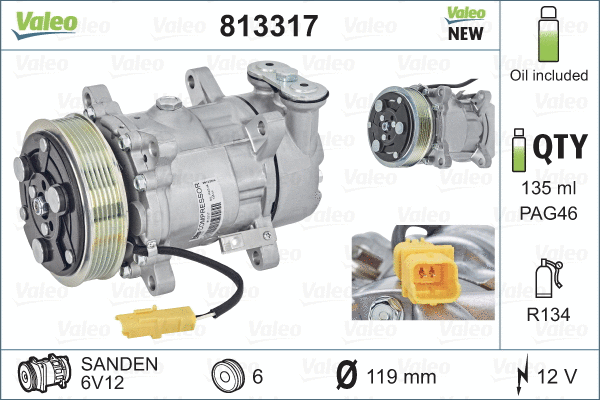 Compressor, air conditioning