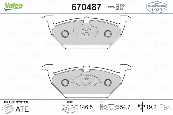 Brake Pad Set, disc brake