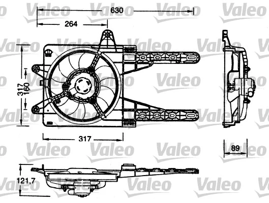 Fan, engine cooling (698178)