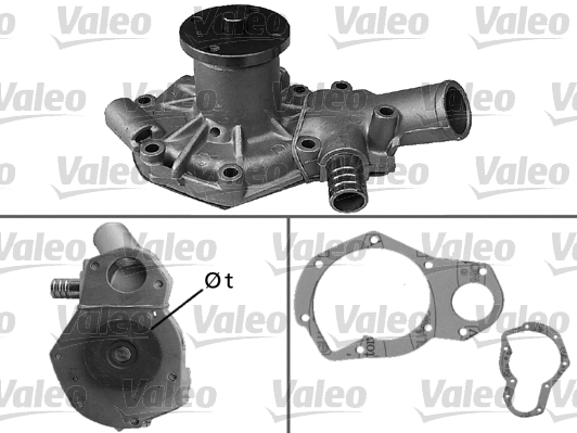 Water Pump, engine cooling (506259)