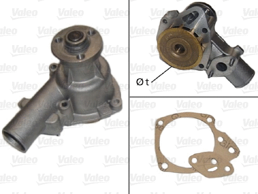 Water Pump, engine cooling (506352)