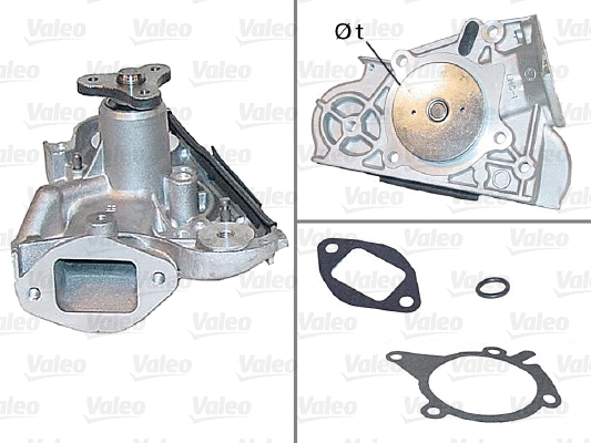 Water Pump, engine cooling (506401)