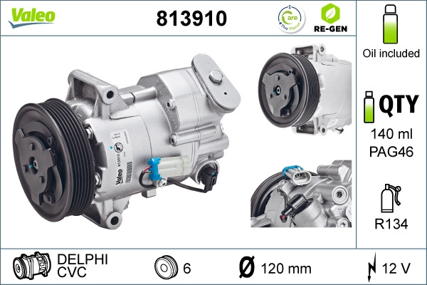 Compressor, air conditioning (813910)