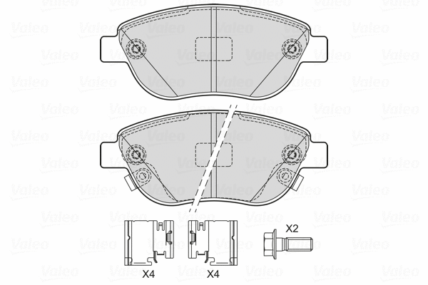 Brake Pad Set, disc brake (601727)