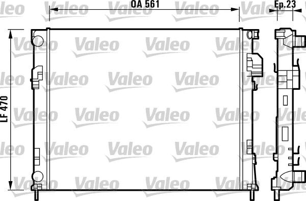 Radiator, engine cooling (732853)