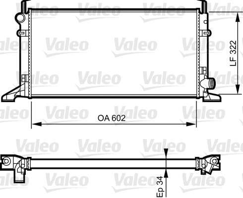 Radiator, engine cooling (731594)