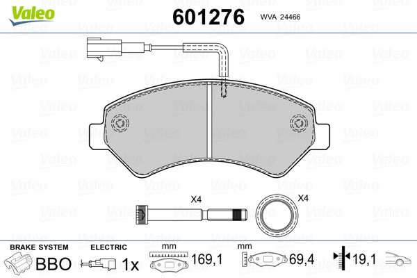 Brake Pad Set, disc brake