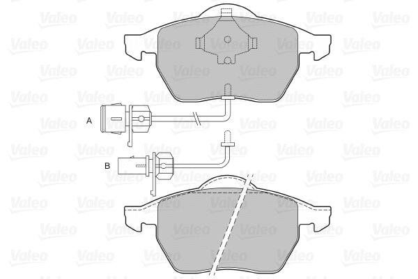 Brake Pad Set, disc brake (598489)