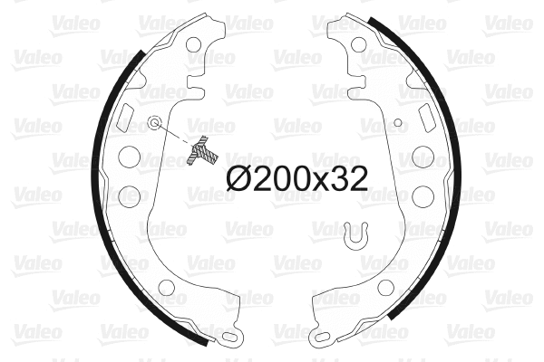 Brake Shoe Set (562746)