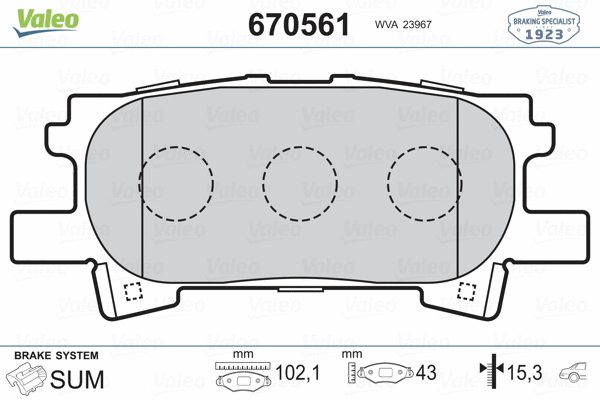 Brake Pad Set, disc brake