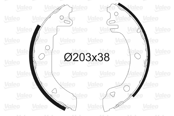 Brake Shoe Set (562538)
