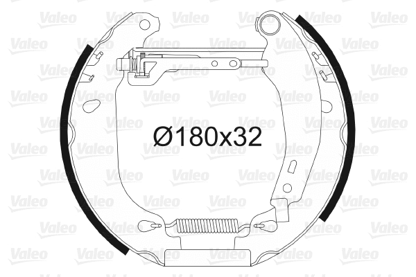 Brake Shoe Set (554643)