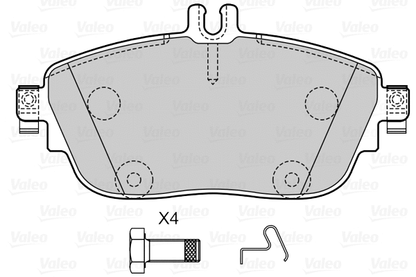 Brake Pad Set, disc brake (601503)