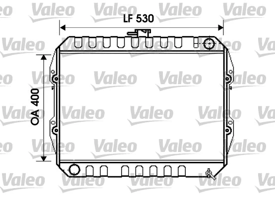 Radiator, engine cooling (734846)