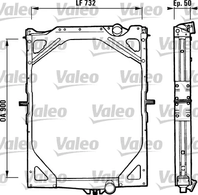 Radiator, engine cooling (730222)