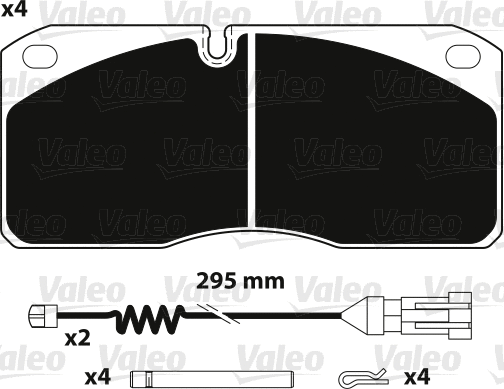 Brake Pad Set, disc brake (882236)