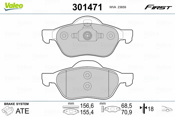 Brake Pad Set, disc brake