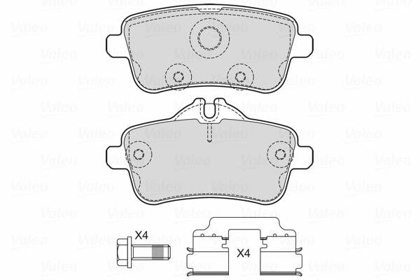 Brake Pad Set, disc brake (601734)