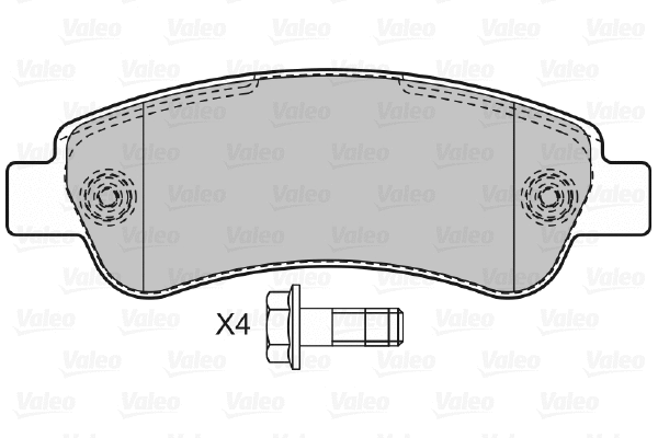 Brake Pad Set, disc brake (598892)