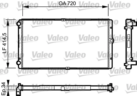 Radiator, engine cooling (732177)