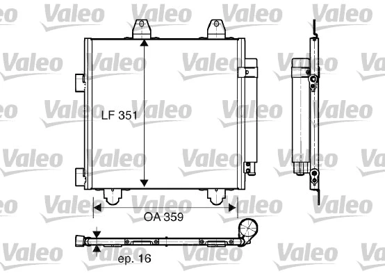 Condenser, air conditioning (818014)