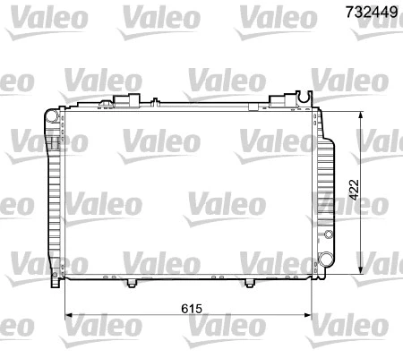 Radiator, engine cooling (732449)