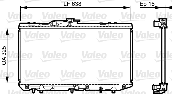 Radiator, engine cooling (731713)