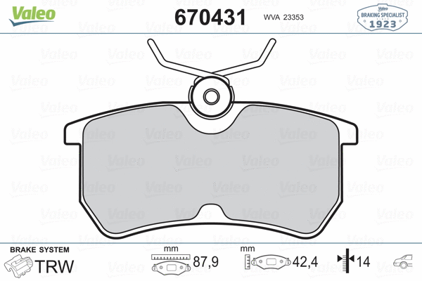 Brake Pad Set, disc brake