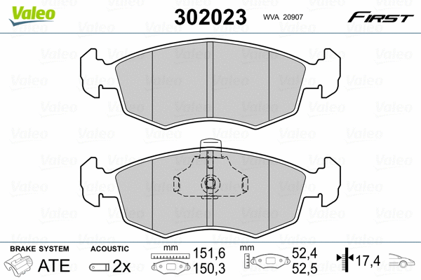 Brake Pad Set, disc brake
