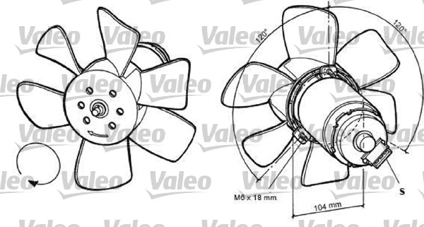 Fan, engine cooling (696031)
